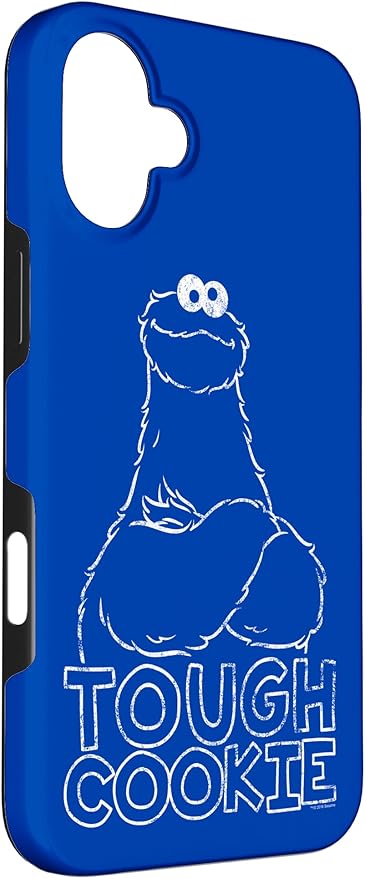 iPhone 16 Plus Sesame Street Cookie Monster Tough Cookie Case