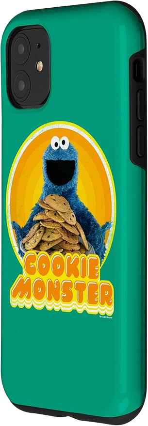 iPhone 11 Sesame Street Cookie Monster Iron On Case