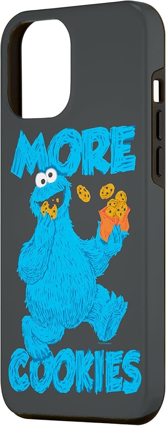 iPhone 12 Pro Max Sesame Street Cookie Monster More Cookies Case