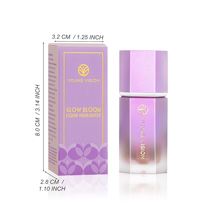 YOUNG VISION Soft Natural Glow Liquid Highlighter, Glow Dewy Finish,