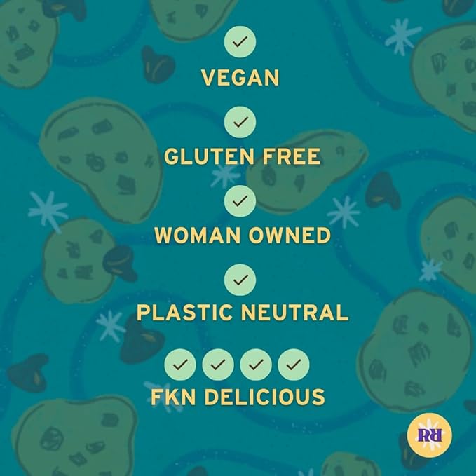 Raw Rev Vegan Protein Bars- Chocolate Chip Cookie Dough, 12 bars, Non-GMO, Plastic-Neutral, Nothing Artificial, Glo Formula, Gluten-Free, Keto-Friendly, Paleo, Kosher, No Sugar Alcohols, No Stevia.