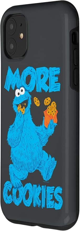 iPhone 11 Sesame Street Cookie Monster More Cookies Case