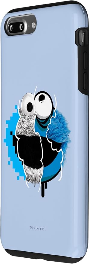iPhone 7 Plus/8 Plus Sesame Street Split Cookie Monster Case