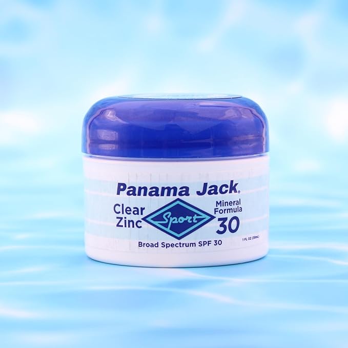 Panama Jack Sport Zinc SPF 30 Broad Spectrum Sunscreen Lotion, Water Resistant (Pack of 12)