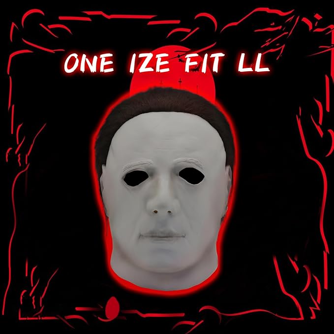 Michael Myers Mask, Halloween Horror Masquerade Cosplay Party Mask, Michael Myers Costume Scary Cosplay