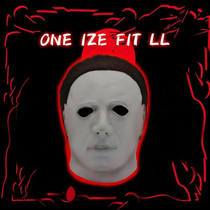 Michael Myers Mask, Halloween Horror Masquerade Cosplay Party Mask, Michael Myers Costume Scary Cosplay