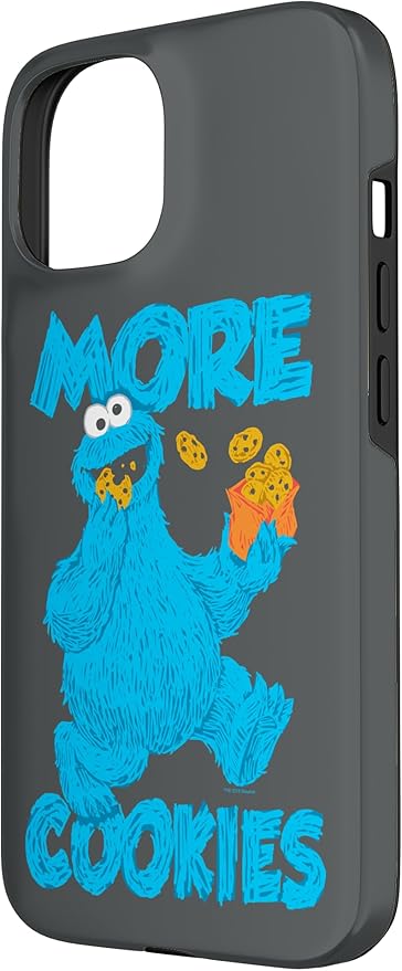 iPhone 15 Sesame Street Cookie Monster More Cookies Case