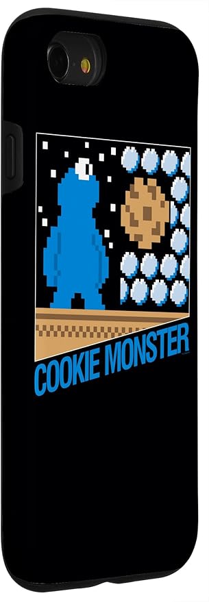 iPhone SE (2020) / 7 / 8 Sesame Street Cookie Monster 8-Bit Case