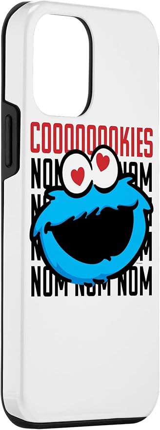 iPhone 12 mini Sesame Street Cookie Monster Coooooookies Case