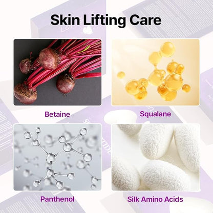 Silk Peptide Authentic Glow Sheet Mask, firming and lifting for dry skin, Korean glass skin and instant glow, and tightening, pore shrink, rejuvenate, easy & quick, Korean skincare, 10 sheets/0.7 oz