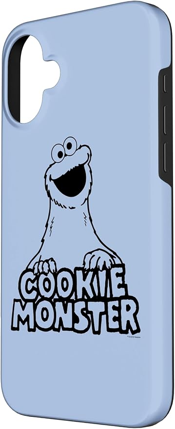 iPhone 16 Plus Sesame Street Vintage Cookie Monster Case