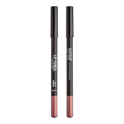 Professional Slim Lip Pencil, Creamy Soft Lip Liner, Smooth Long-Lasting Rich Lip Color, Natural Lip Makeup, Water-Resistant Lip Crayon (Natural)