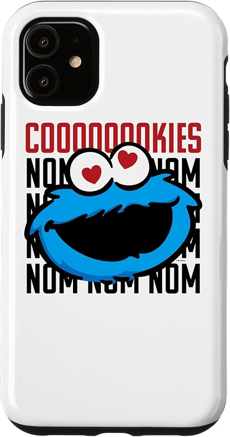 iPhone 11 Sesame Street Cookie Monster Coooooookies Case