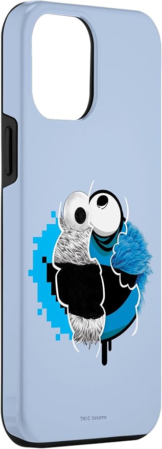 iPhone 14 Pro Max Sesame Street Split Cookie Monster Case