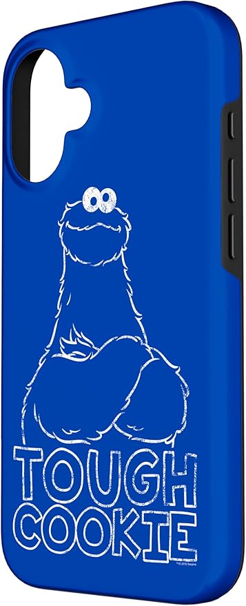 iPhone 16 Sesame Street Cookie Monster Tough Cookie Case