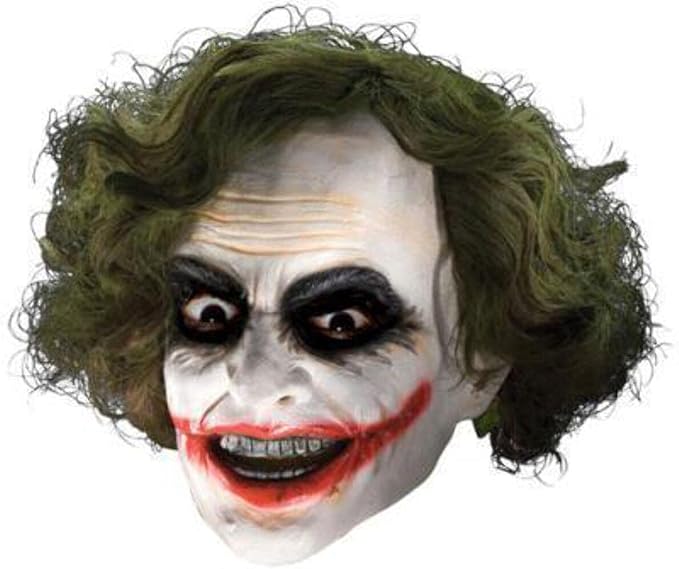 Rubie's Costume Co Men's Batman The Dark Knight The Joker 3/4 Mask