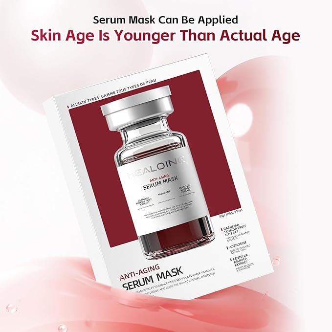 Serum Mask Rice Nature Facial Mask Real Collagen Hydrating Firming Elasticity Overnight Trend Items Korean Skin Care 30g*10Sheet