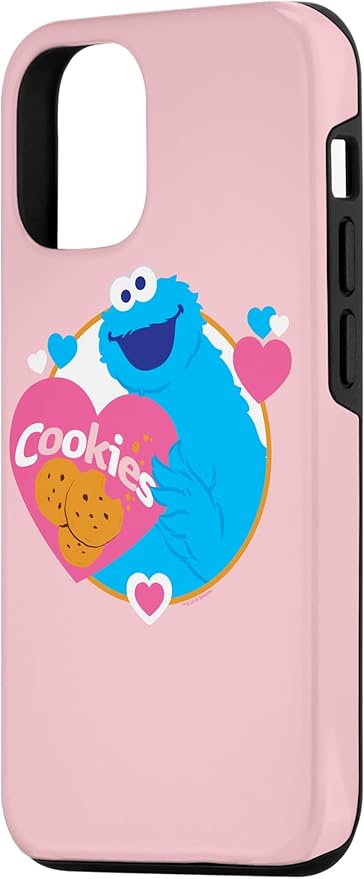 iPhone 13 Sesame Street Cookie Monster Love Cookies Case