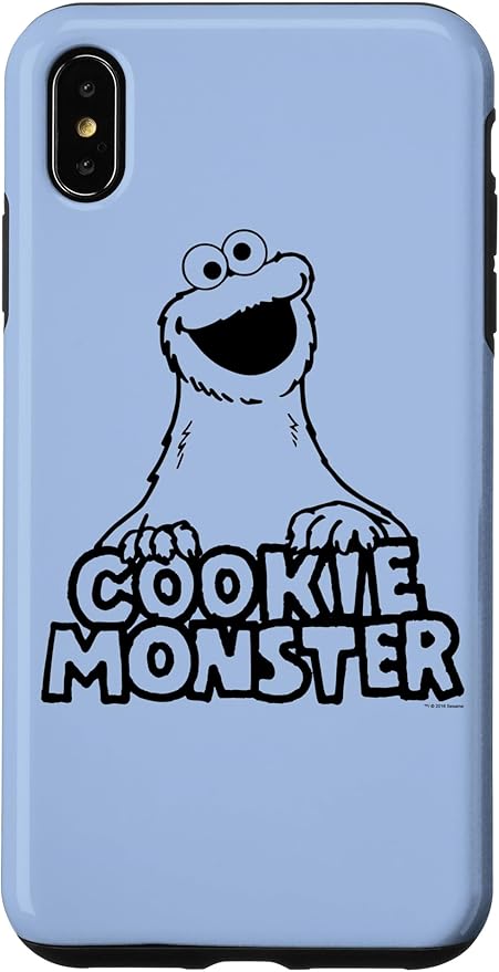 iPhone XS Max Sesame Street Vintage Cookie Monster Case
