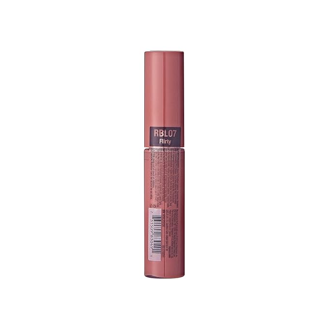 Ruby Kisses Lip Gloss Butter Bomb Gloss Non-Sticky Lip Gloss Vitamin E Natural Nude Lip Makeup - 7.8mL (0.26 US fl.oz) (Flirty)