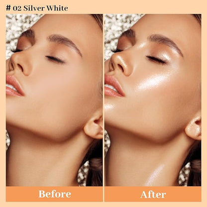 UCANBE Highlighter Makeup Drops Body Glitter Dewy Liquid - 02)