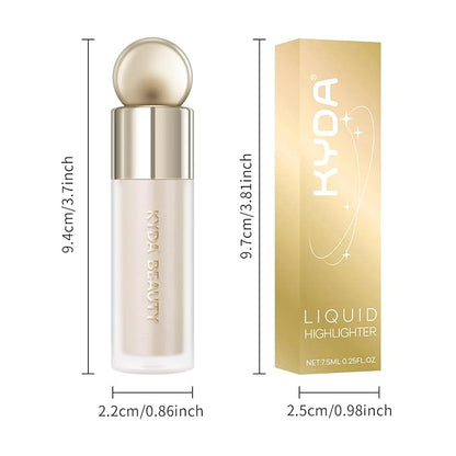 KYDA Liquid Highlighter, Natural Shimmer Tinted, Lasting Glossy