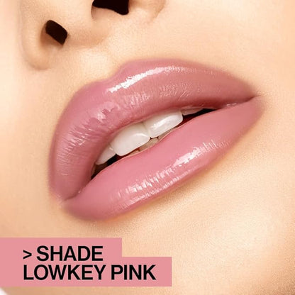 wet n wild MegaSlicks Lip Gloss, Ultra-Glossy, Vitamin-E Enriched, Ultra-Gloss High Shine Moisturizing, Cruelty-Free & Vegan - Crystal Clear(Carded)