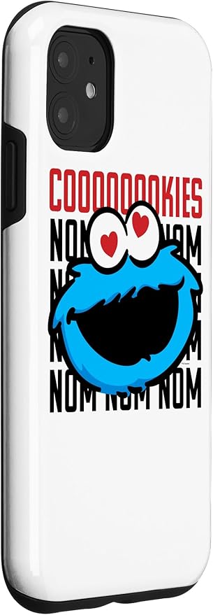iPhone 11 Sesame Street Cookie Monster Coooooookies Case
