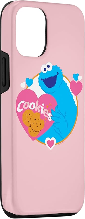 iPhone 12/12 Pro Sesame Street Cookie Monster Love Cookies Case