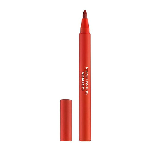 COVERGIRL Outlast Lipstain Bundle - Tangelo 25 & Canyon 35 Shades, Vegan Formula