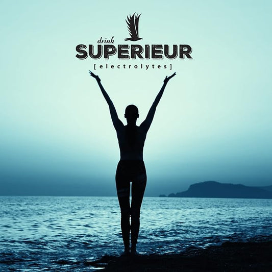 Superieur Electrolytes – Plant Based Electrolyte Supplement w/Sea Minerals for Hydration & Recovery – Keto Friendly, Non-GMO, Zero Sugar, Vegan Healthy Sports Drink Powder – Citrus (70 Servings)