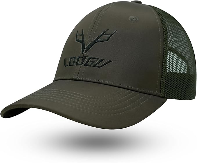 LOOGU Fishing Hat Mesh Back for Men Women Adjustable Baseball Trucker Cap Snapback Hats