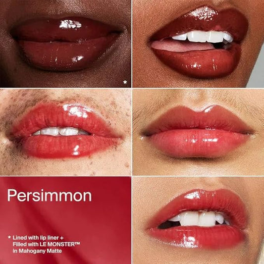 PHD HYBRIDLIP GLAZE - Persimmon (Reddish Brown) & ENTEL Aloe vera Sheet Masque (BONUS)