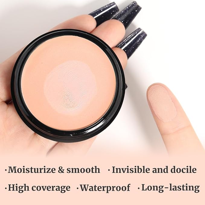 Kaely Color Correcting Concealer,Cream Pot Concealer Full Coverage,under Makeup,04 Neutral