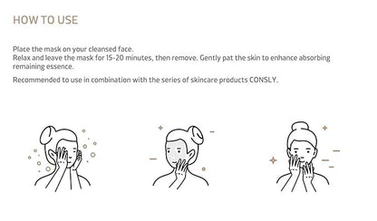 CONSLY_Daily Solution Face Mask Set – 12 Hydrating, Firming & Brightening Sheet Masks – Infused with Collagen, Snail Mucin, Hyaluronic Acid & Natural Extracts for Anti-Aging & Glowing Skin
