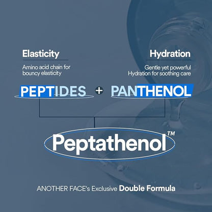 ANOTHER FACE PEPTATHENOL10™ Barrier Serum, Glowing & Firming for Anti Aging, Skin Barrier Repairing, Soothing & Calming Sensitive Skin, Hydrating for Dry Skin, Vegan, Korean Skin Care, 1.35 Fl. Oz