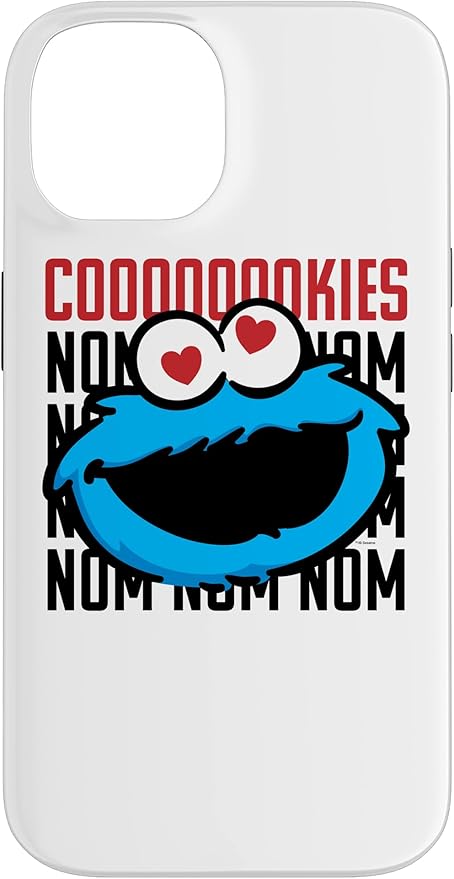 iPhone 14 Sesame Street Cookie Monster Coooooookies Case