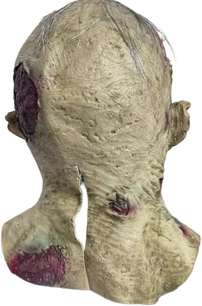 1Pc Horror Zombie Mask Walking Dead Seaweed Zombie Full Head Helmet Terror Latex Monster Full Face Masks Halloween Dress up Props