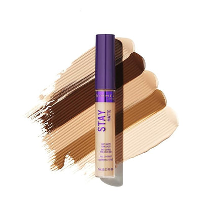 Rimmel Stay Matte Concealer, Buff, 0.23 Fluid Ounce of 2)
