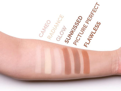 Aesthetica Cosmetics Contour and Highlighting Powder Foundation Palette/Contouring