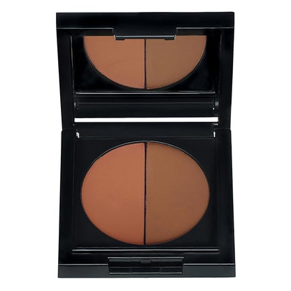 Duo Concealer - Double-Shade Compact Creamy Concealer - 1 Oz