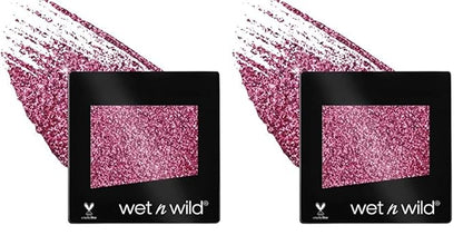 wet n wild Color Icon Glitter Eyeshadow Shimmer Groupie (Pack of 2)