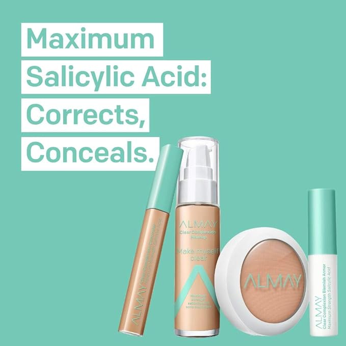 Almay Clear Complexion Makeup, Matte Finish Liquid Foundation Beige, 1. 0 oz