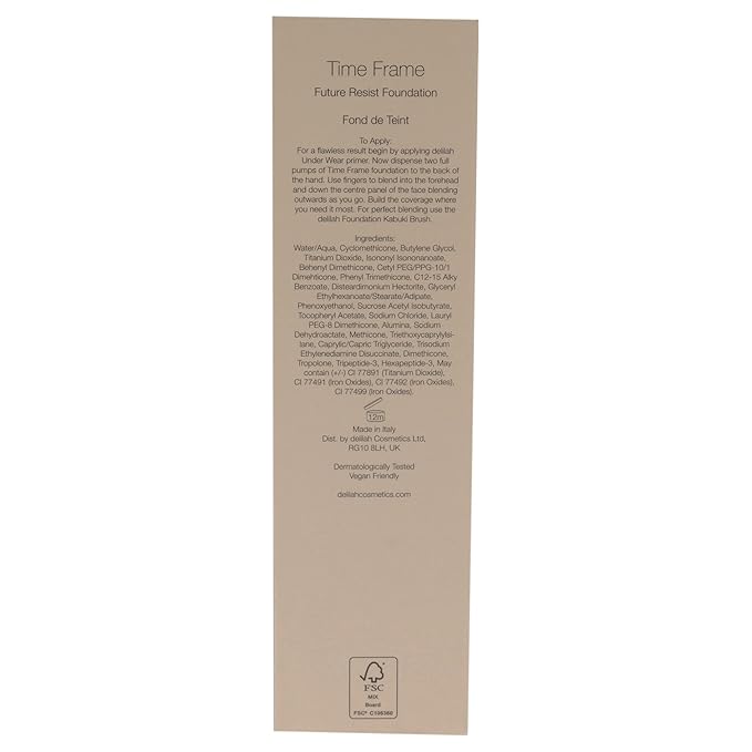 delilah Future Resist Foundation Shade Lace, 1. 28 oz