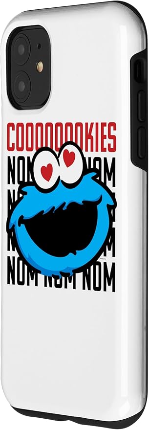 iPhone 11 Sesame Street Cookie Monster Coooooookies Case