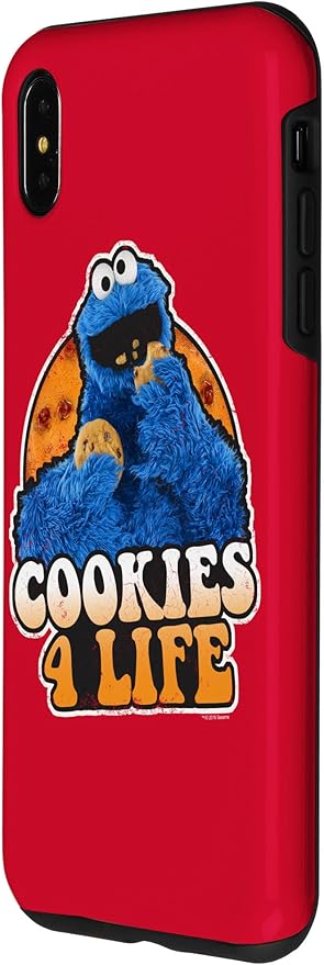 iPhone XS Max Sesame Street Cookie Monster Cookies 4 Life Case