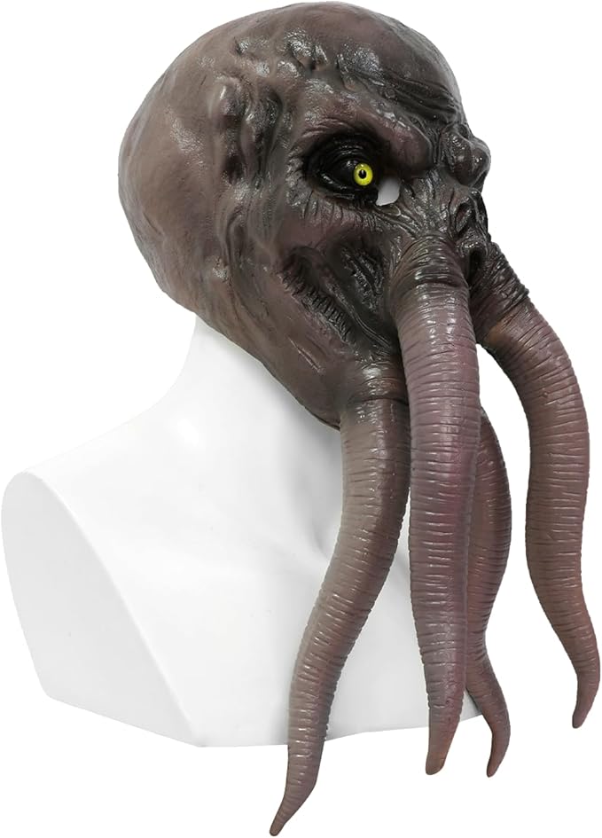 Scary Octopus Mask Octopus Costume Monster Mask Deep Sea Creature Full Head Latex Party Halloween Costume Adult