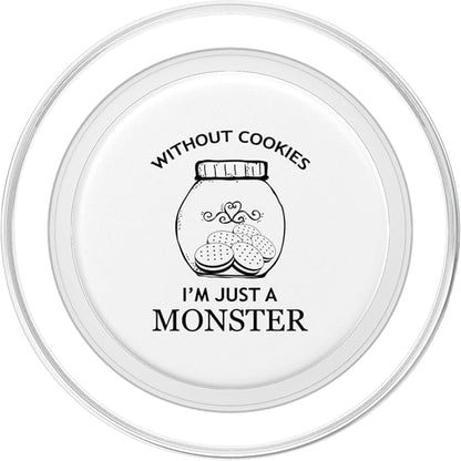 Without Cookies Im Just A Monster Funny Cookie Lover PopSockets PopGrip for MagSafe
