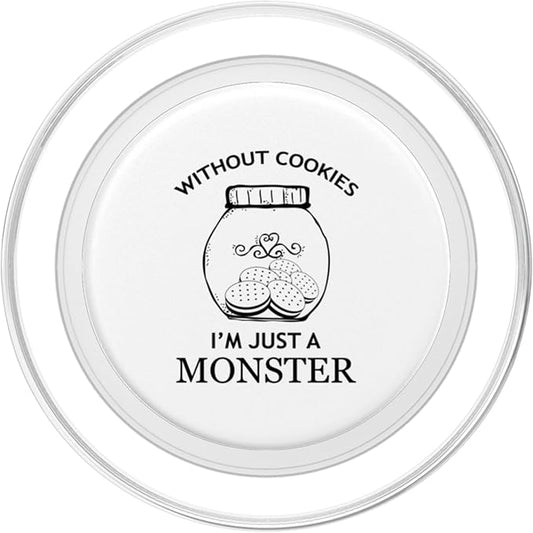Without Cookies Im Just A Monster Funny Cookie Lover PopSockets PopGrip for MagSafe