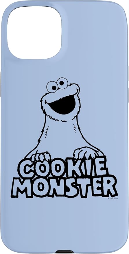 iPhone 15 Plus Sesame Street Vintage Cookie Monster Case